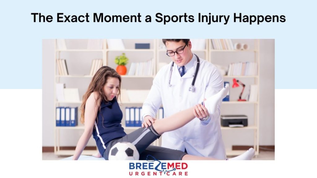 The Exact Moment a Sports Injury Happens
