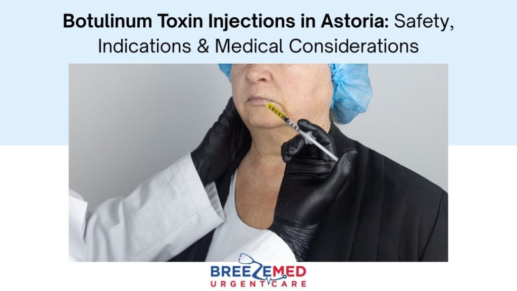 Botulinum Toxin Injections in Astoria: Safety, Indications & Medical Considerations