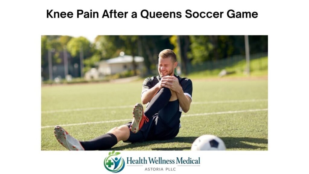 Knee Pain After a Queens Soccer Game